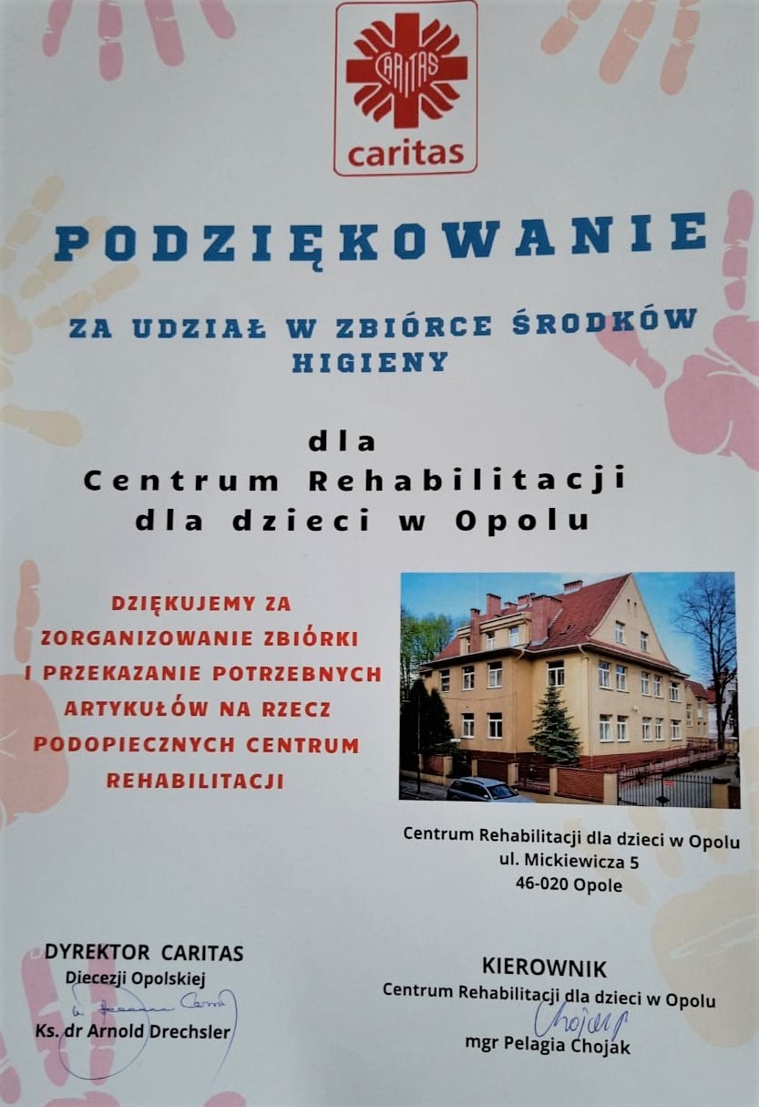 centrum rehabilitacji Caritas